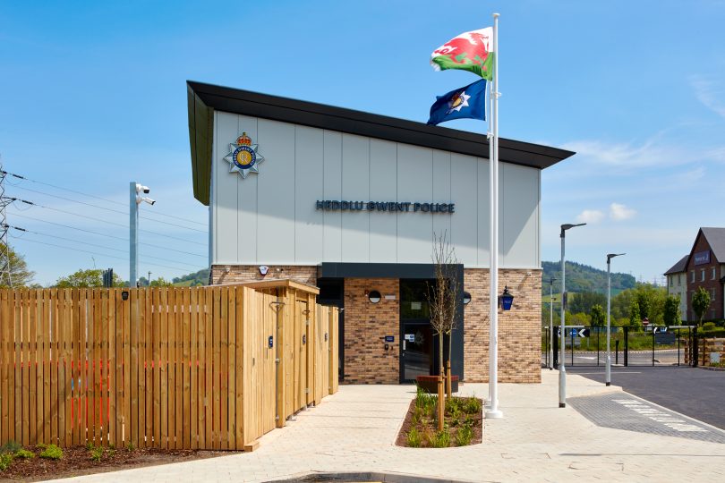 External of Abergavenny Police Station