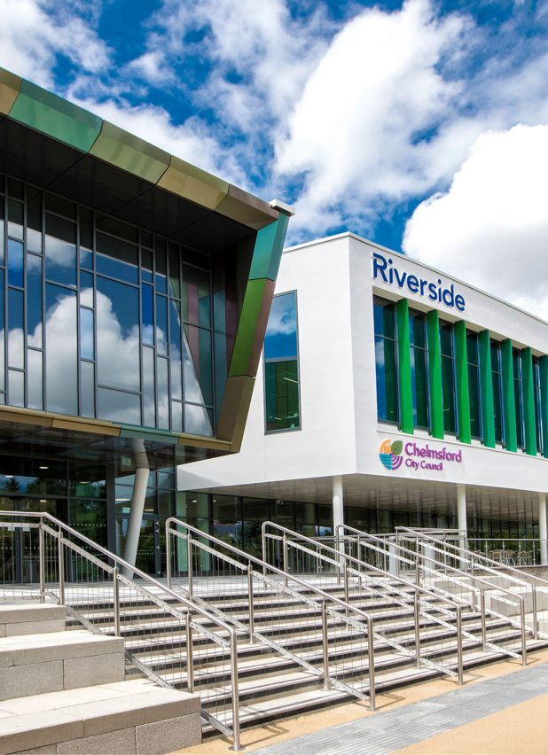 External of Riverside Leisure Centre
