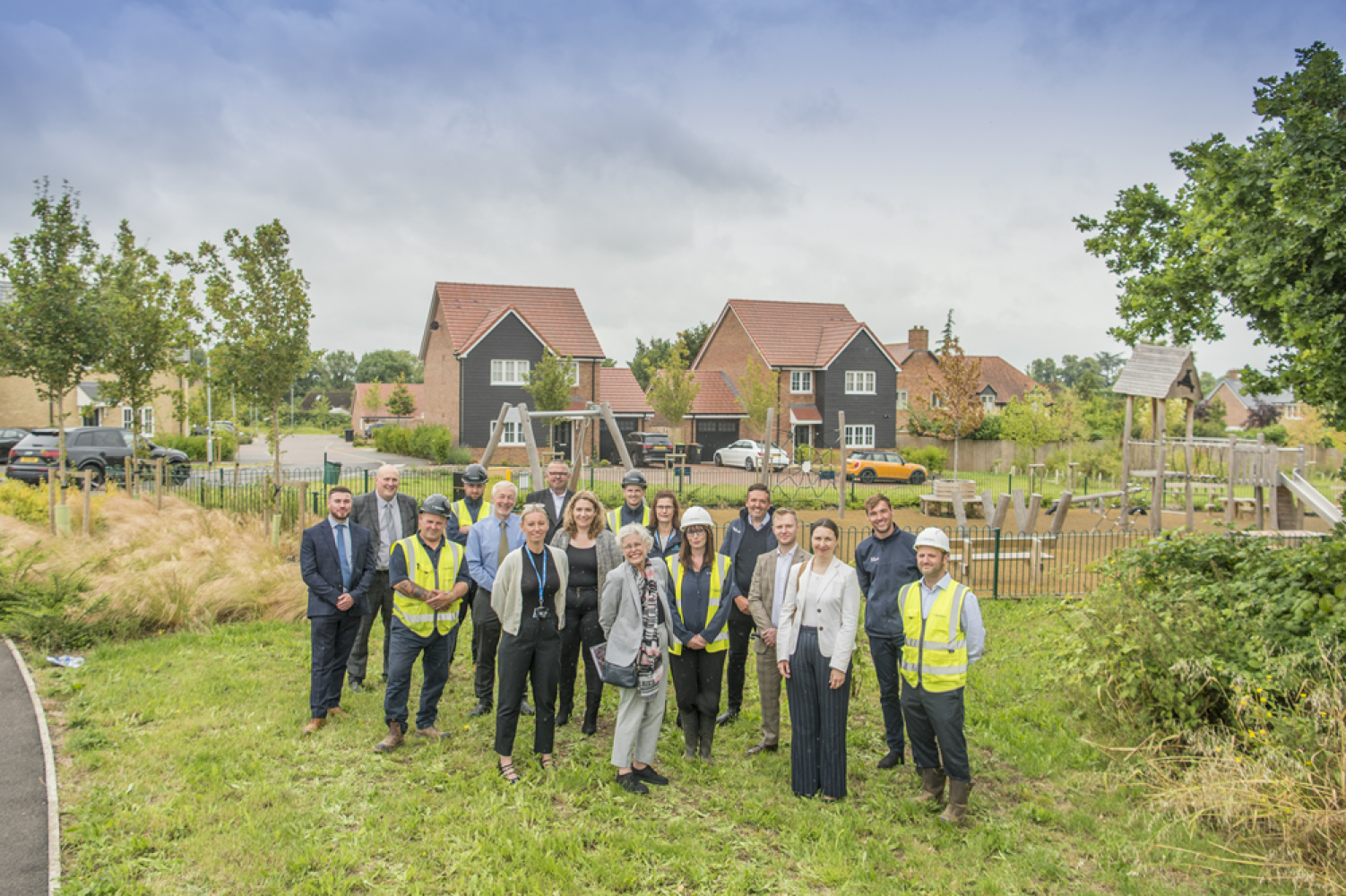Official opening of Saxon Park Biddenham