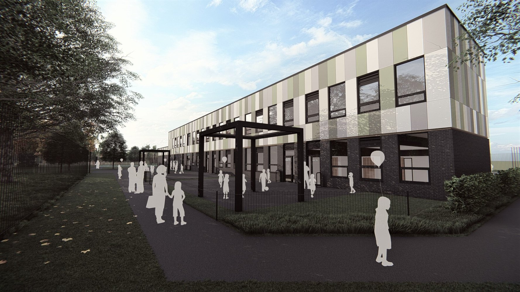 3D Visuals of Bowman Academy Leicestershire