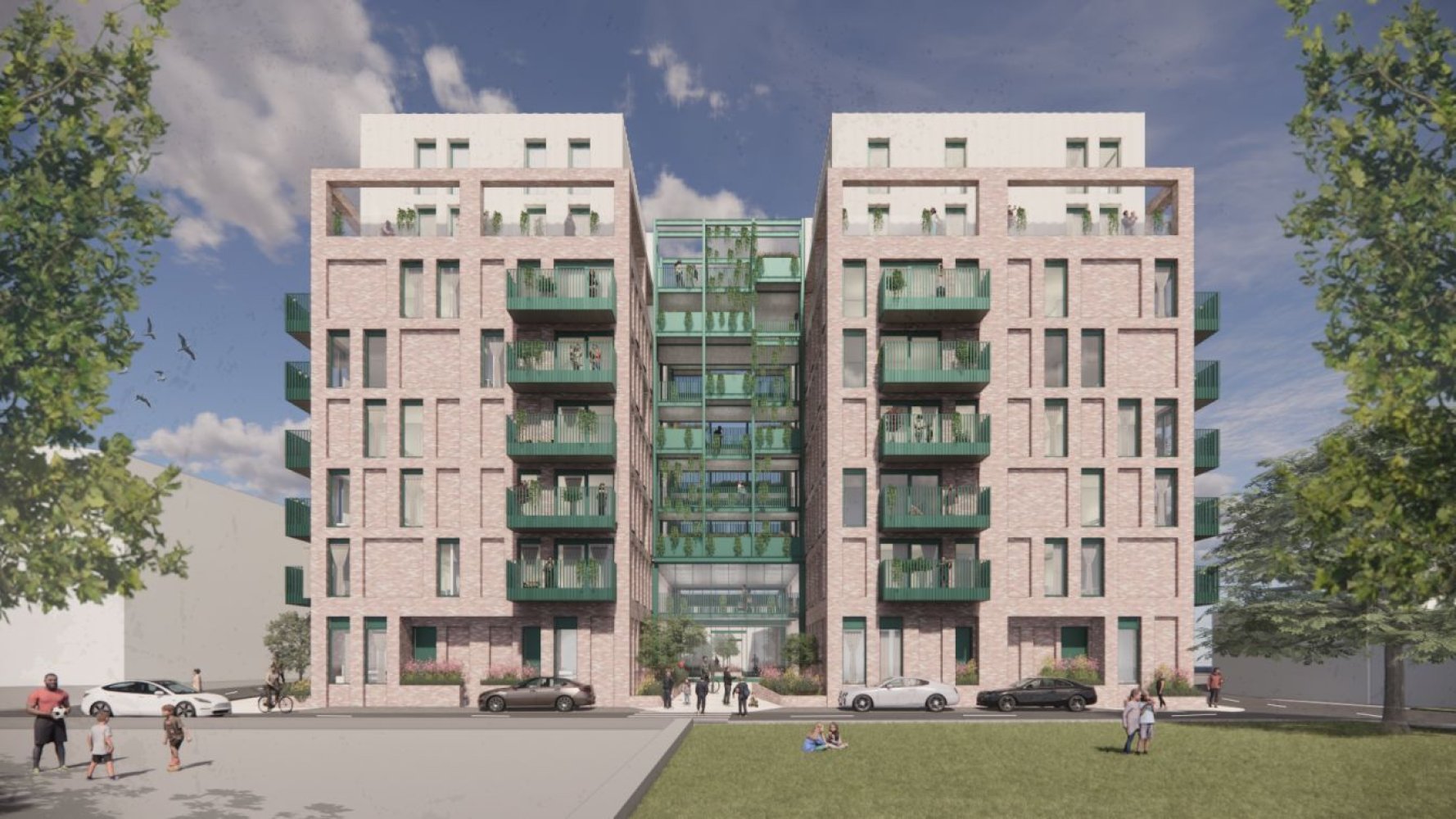Visual of Midland Road, a residential development