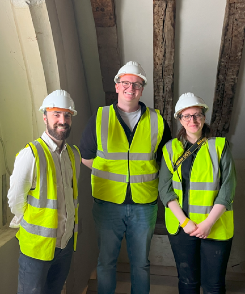 Team photo - Investing in skills to protect ancient buildings image