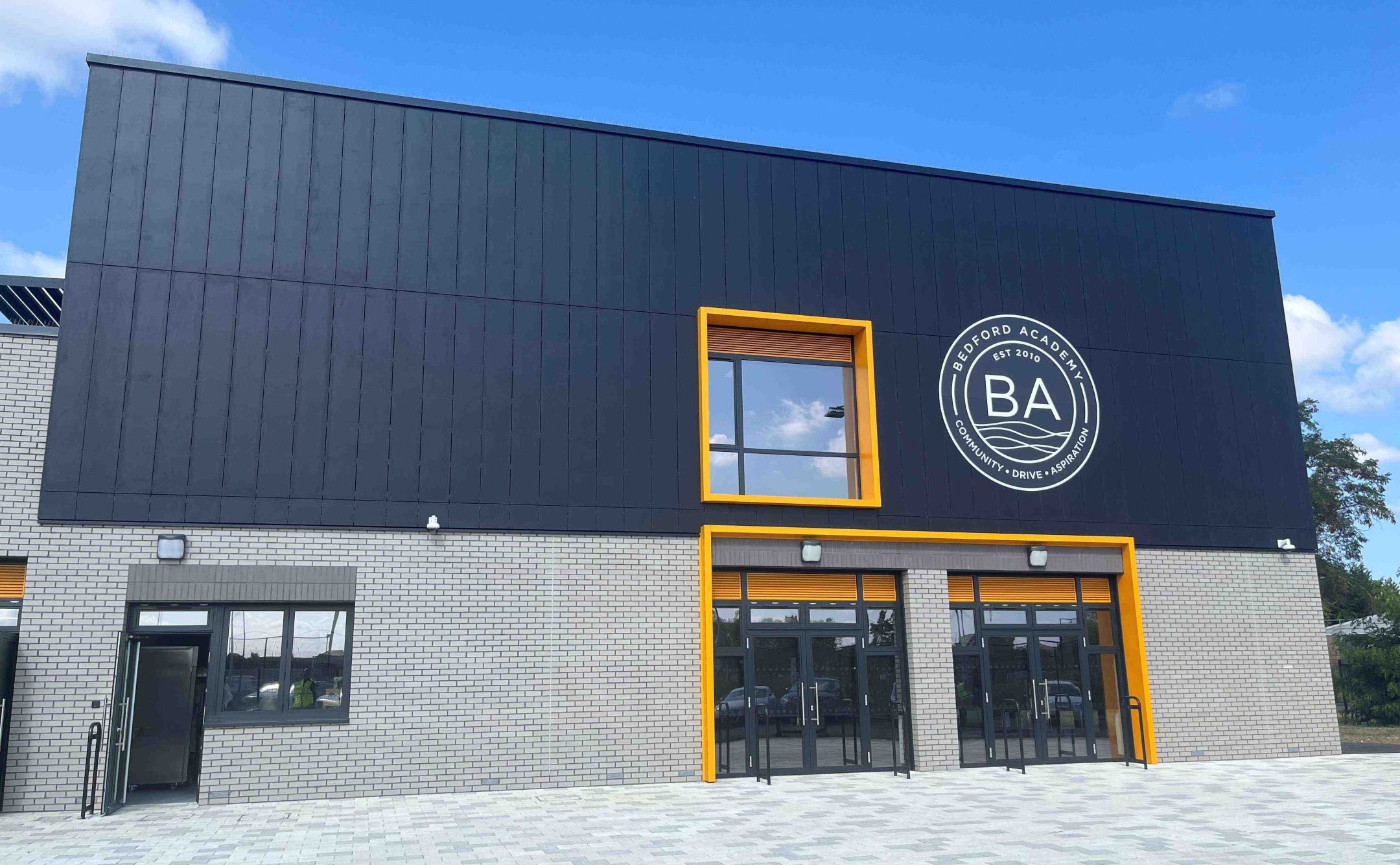 Entrance to Bedford Academy extension
