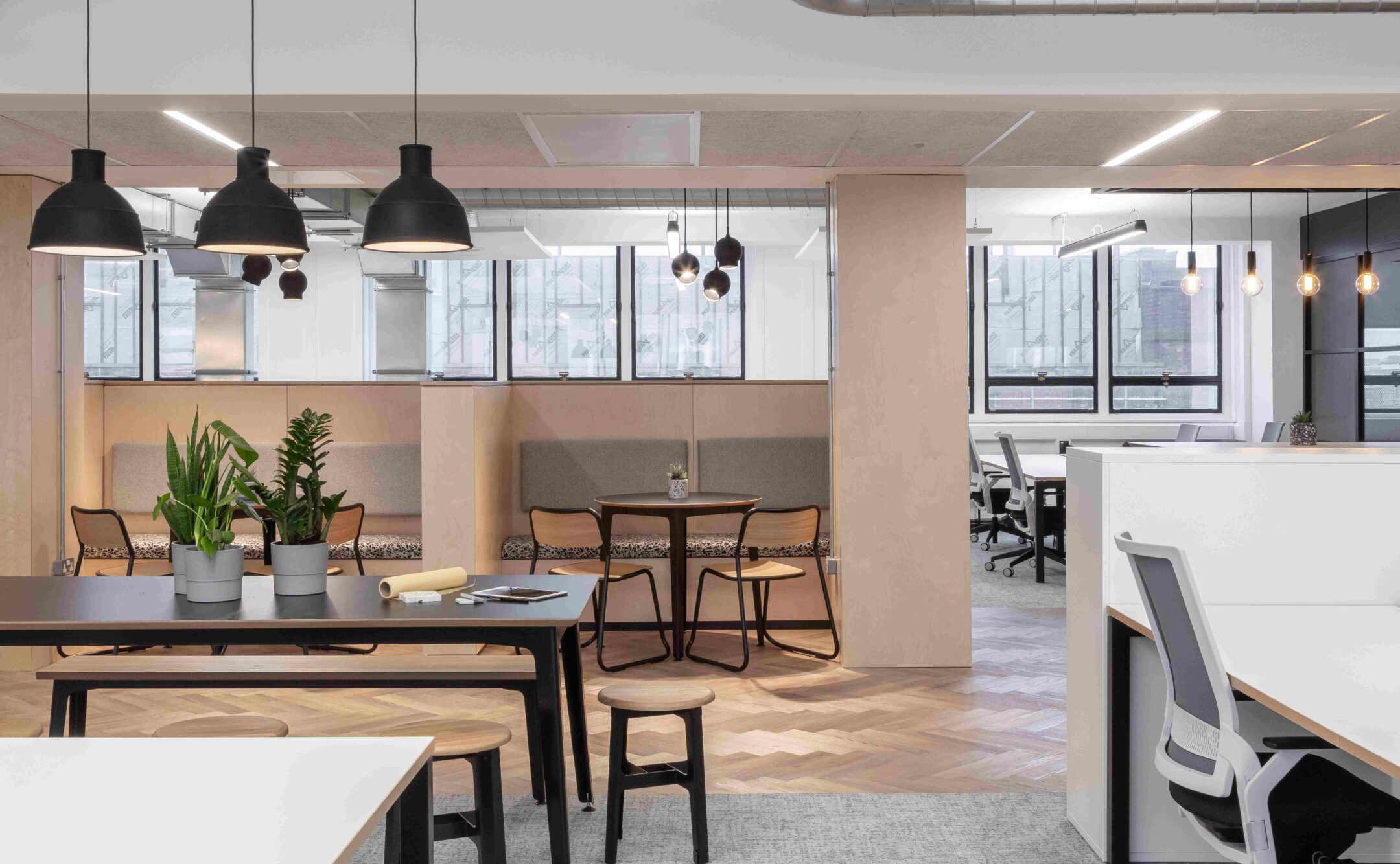 Open plan office space