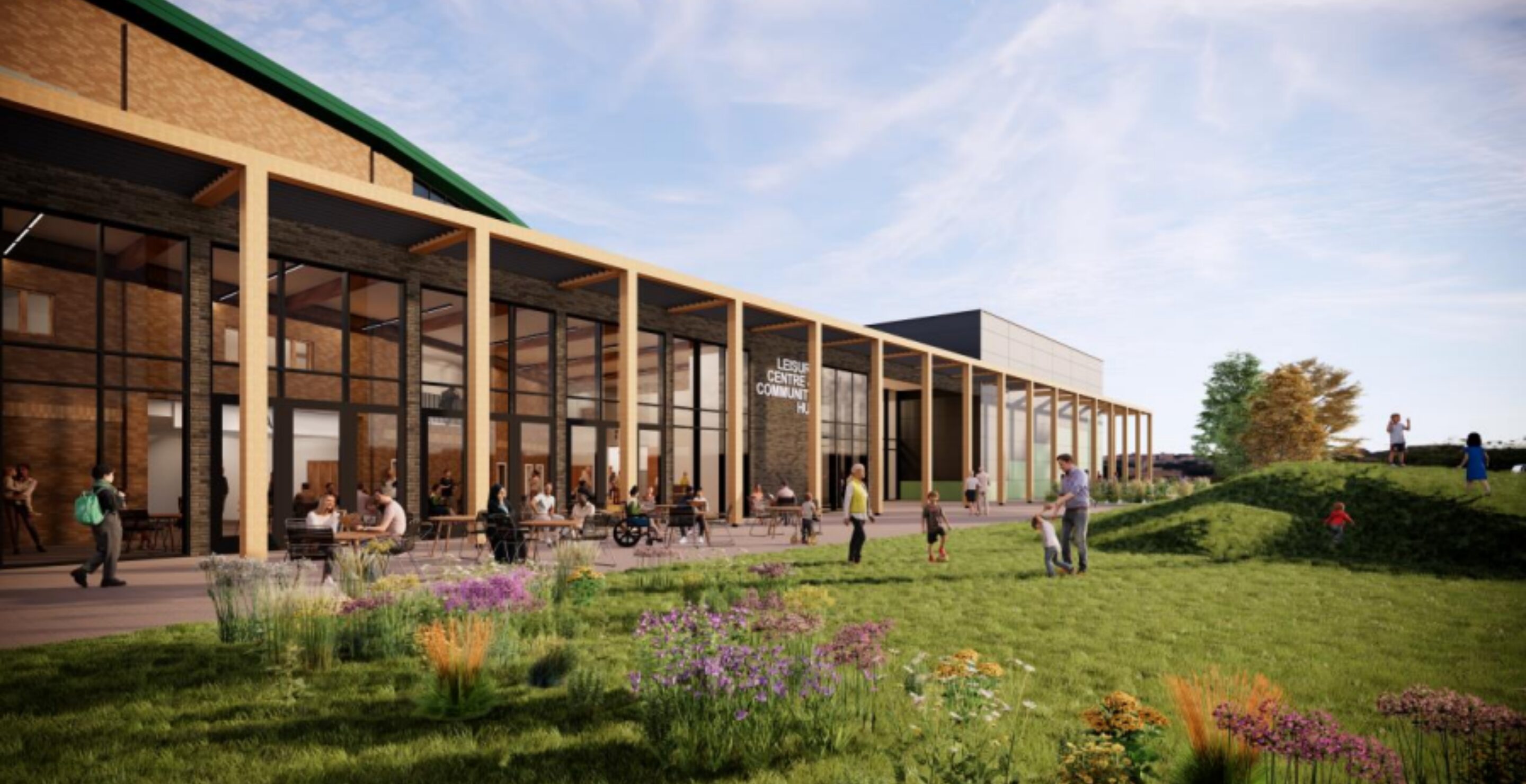 Visual of a new leisure facility in Gloucestershire