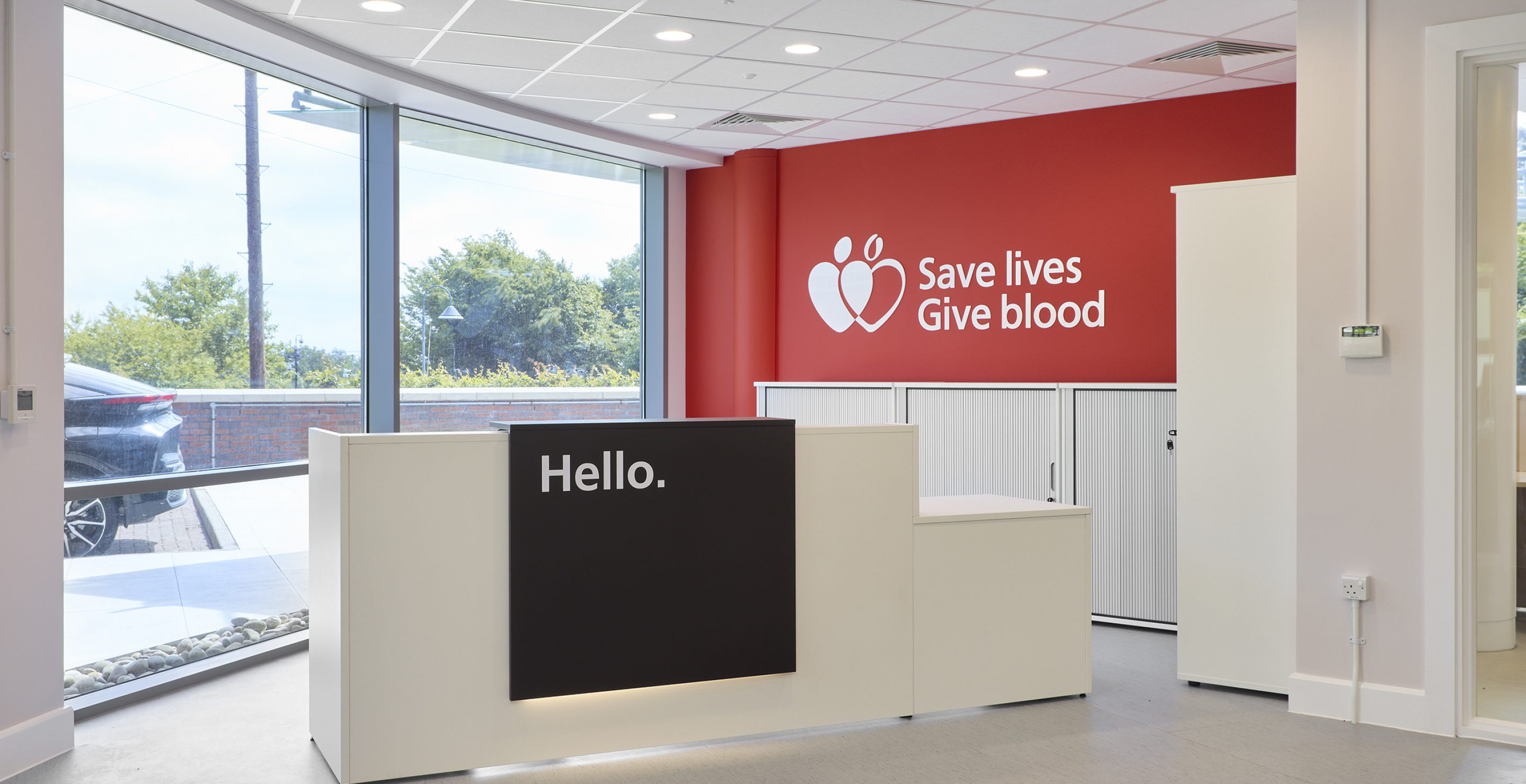 Concept house hello entrance