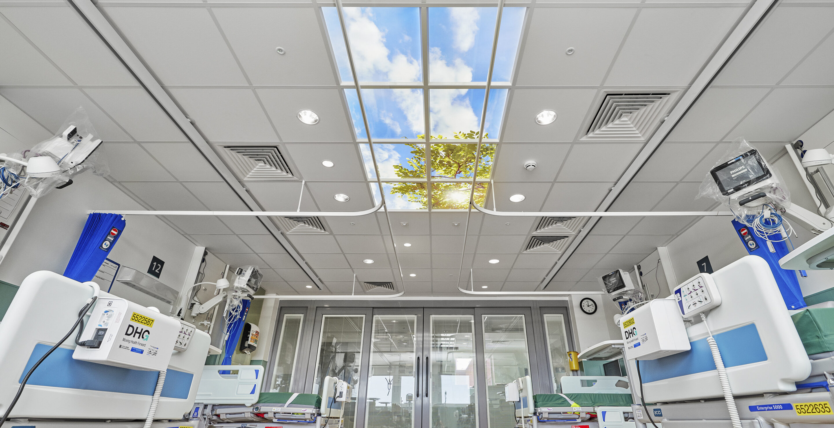 Trauma Ward with skylight
