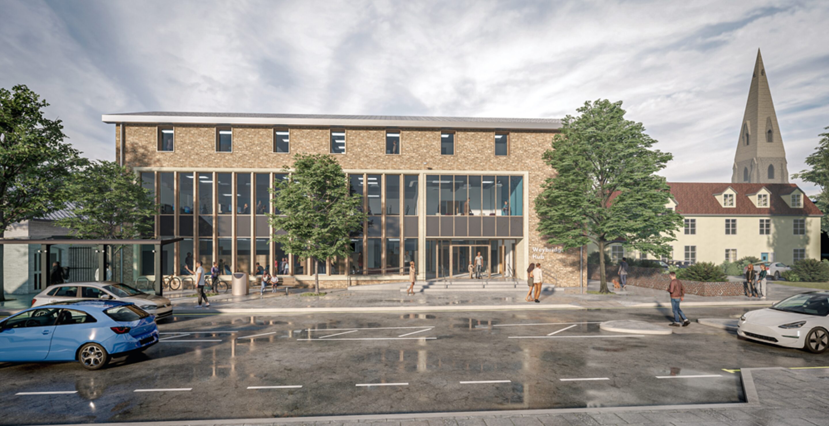 External visual of Weybridge Hub
