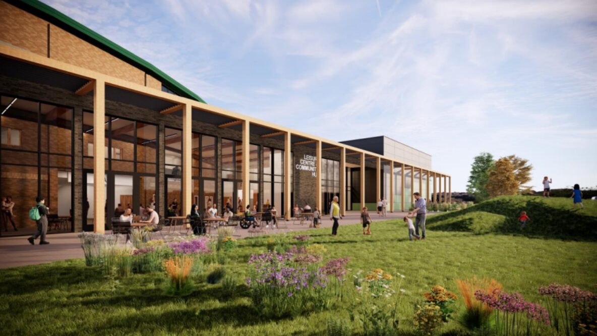 Visual of a new leisure facility in Gloucestershire
