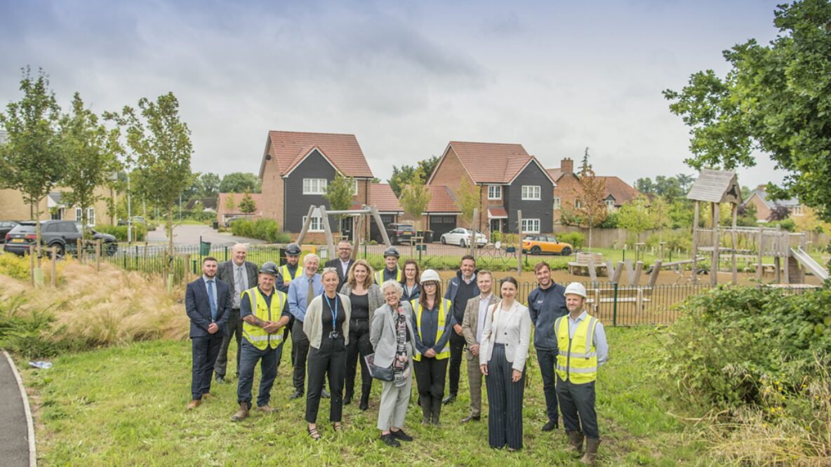 Official opening of Saxon Park Biddenham