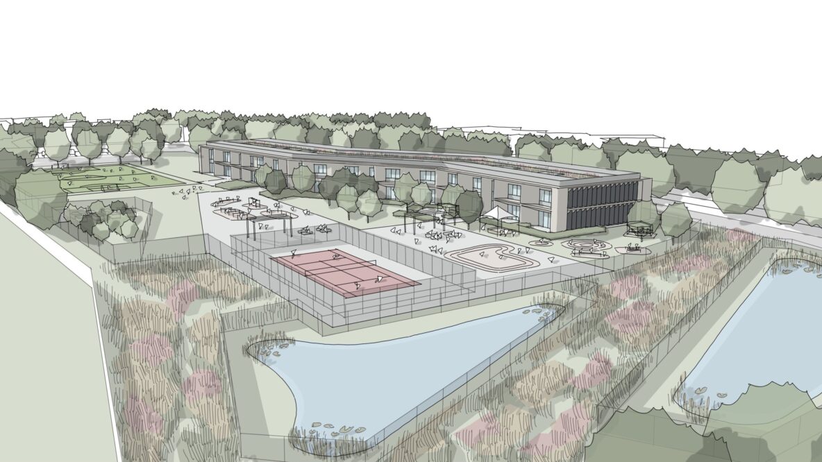 Pick Everard Hopescourt School Aerial View