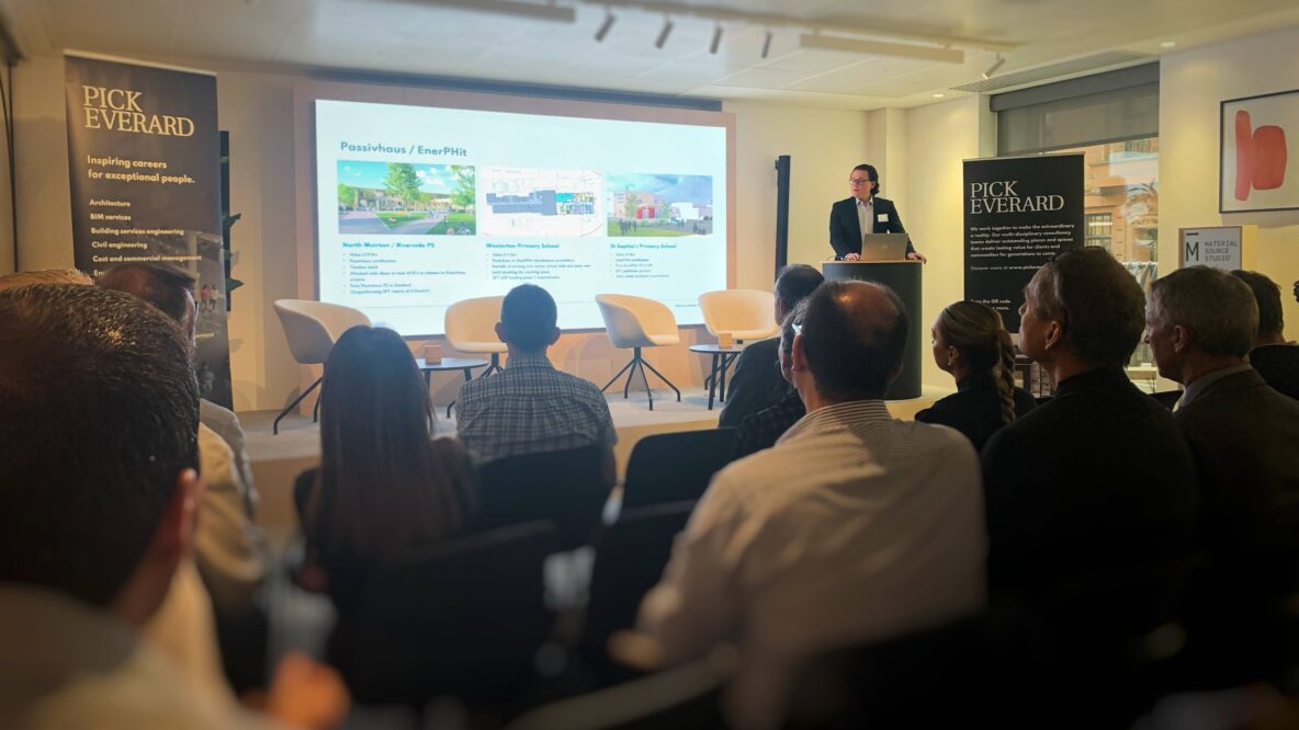 Pick Everard hosts Passivhaus event at Material Source studio in Glasgow