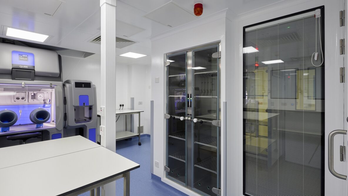 Internal of genetic treatment development facility at King’s College London