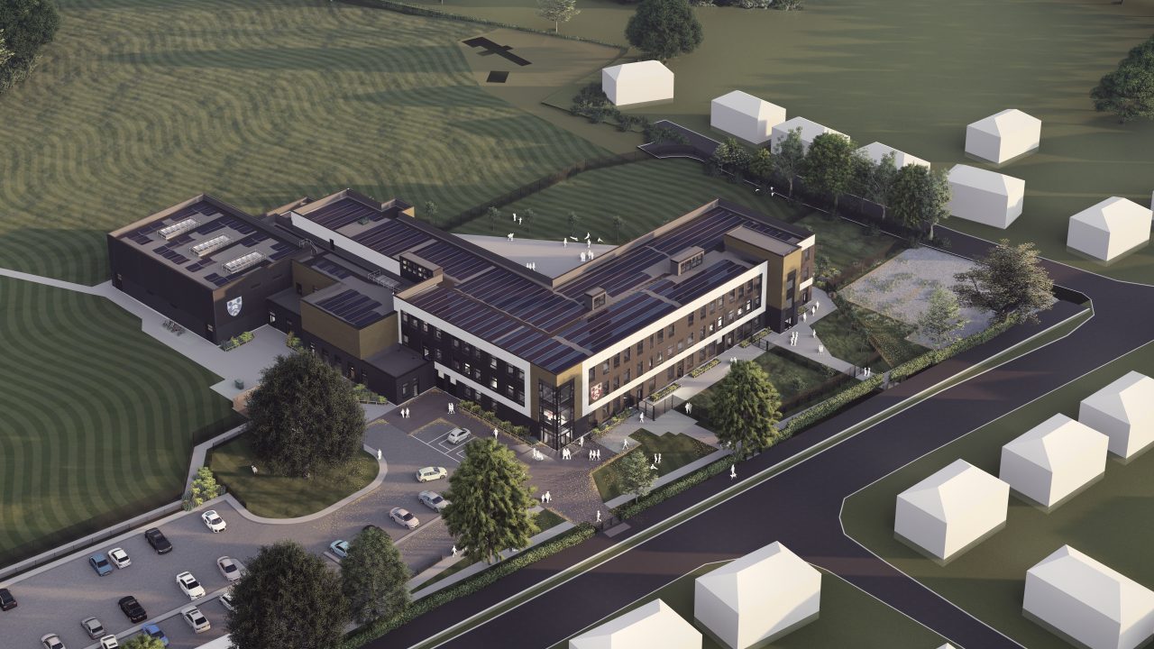 Penwortham Girls High School Birds eye