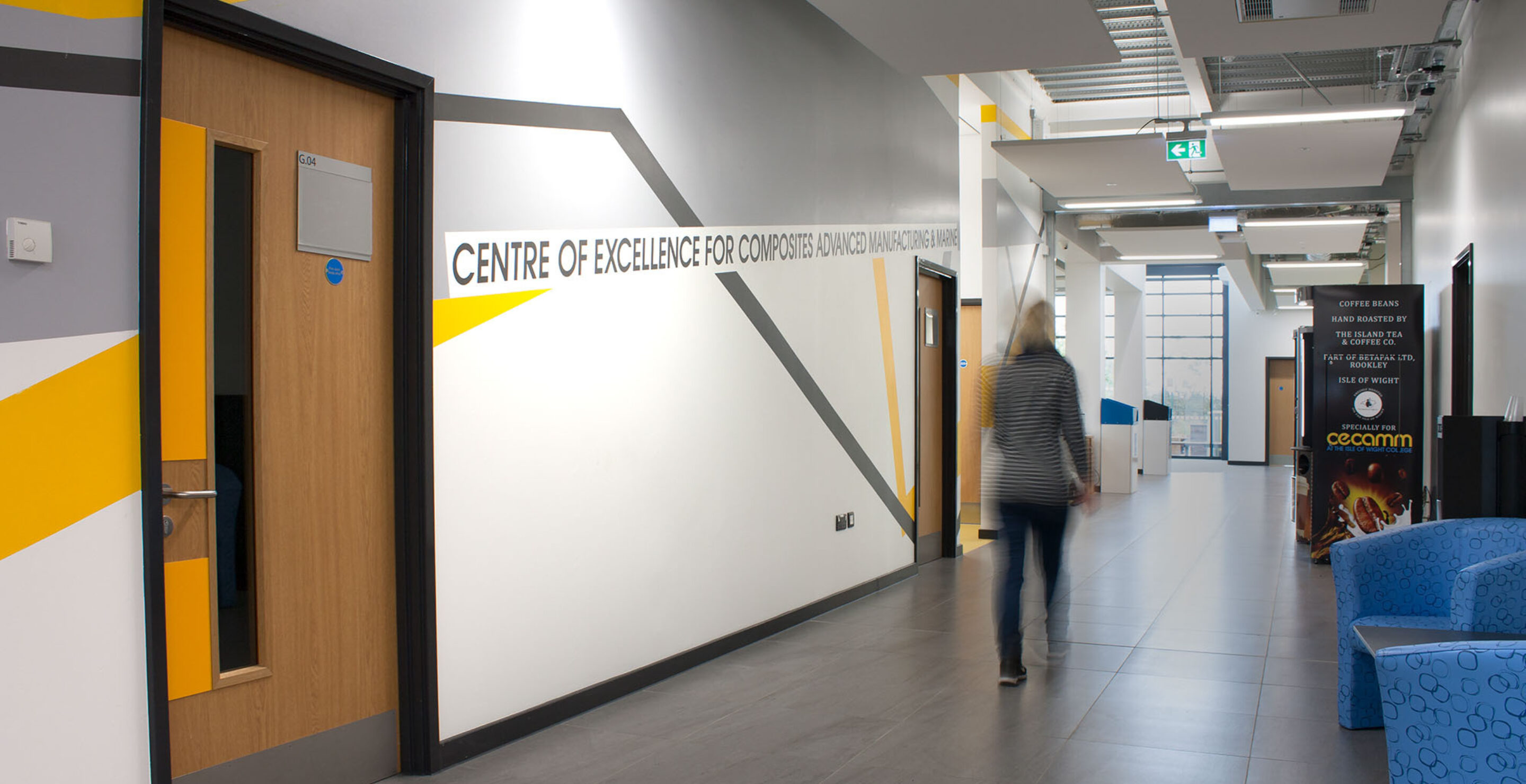 Internal of the CECAMM building