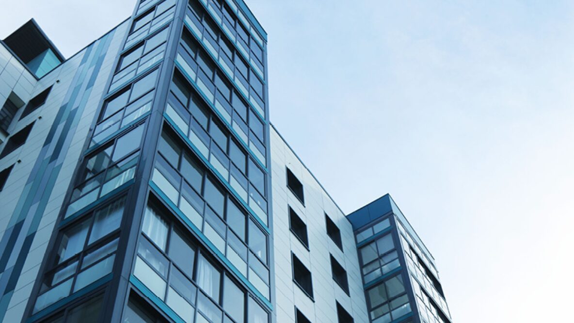 exterior shot of building