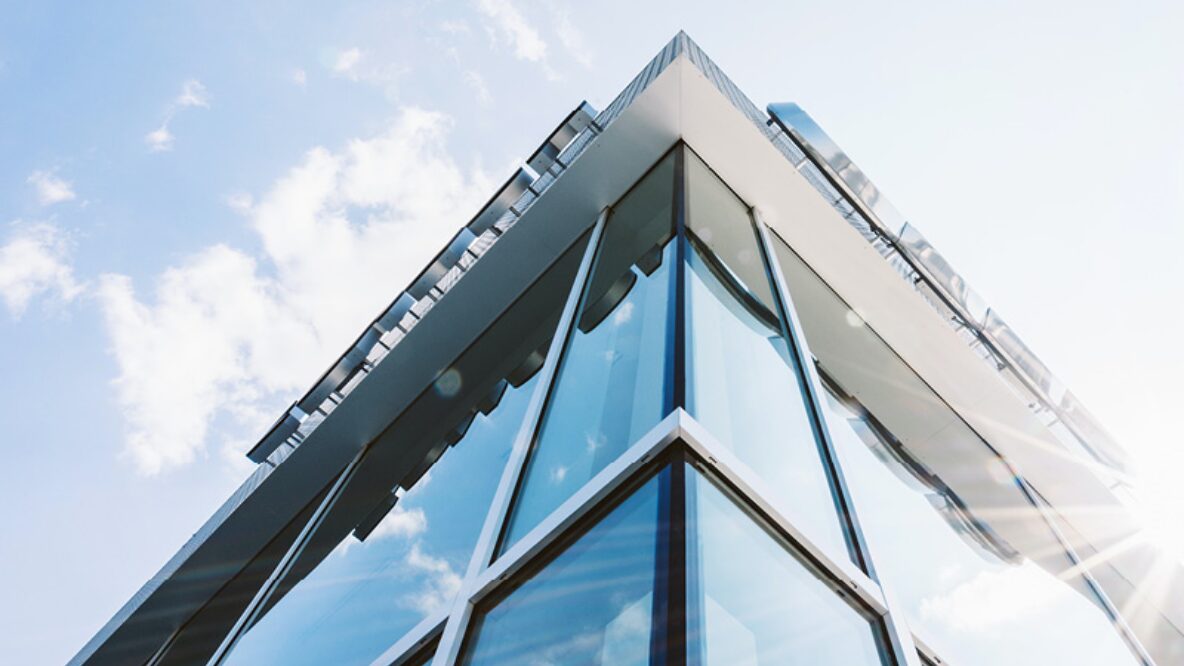 Image of top of a high rise building