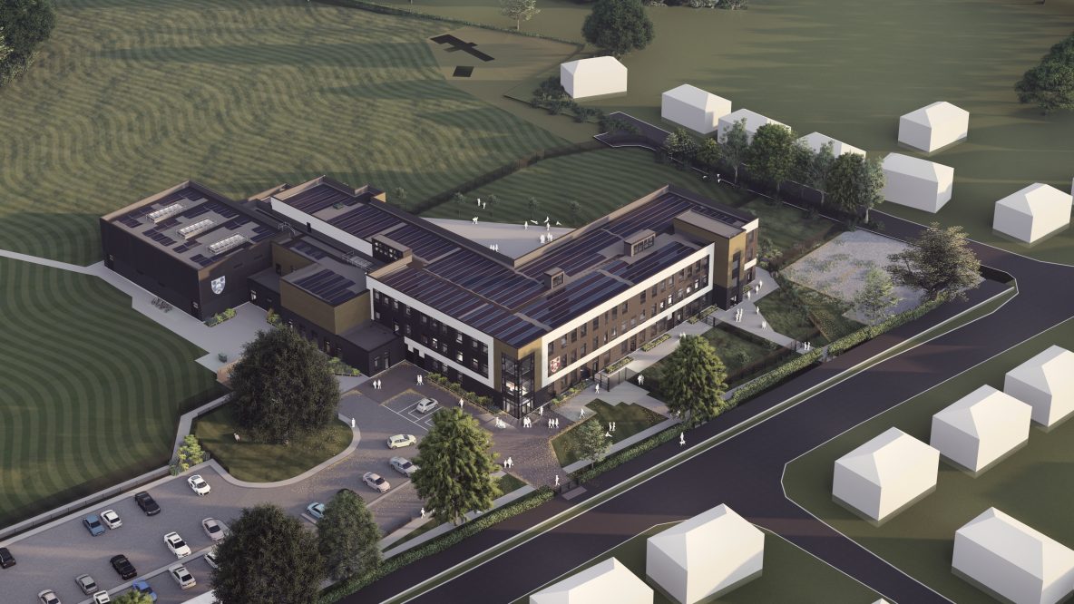 Penwortham Girls High School Birds eye